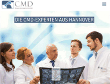 Tablet Screenshot of cmd-hannover.de